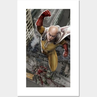 One Punch Man Posters and Art